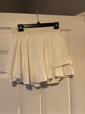 lululemon athletica White Flared Tiered Skirt